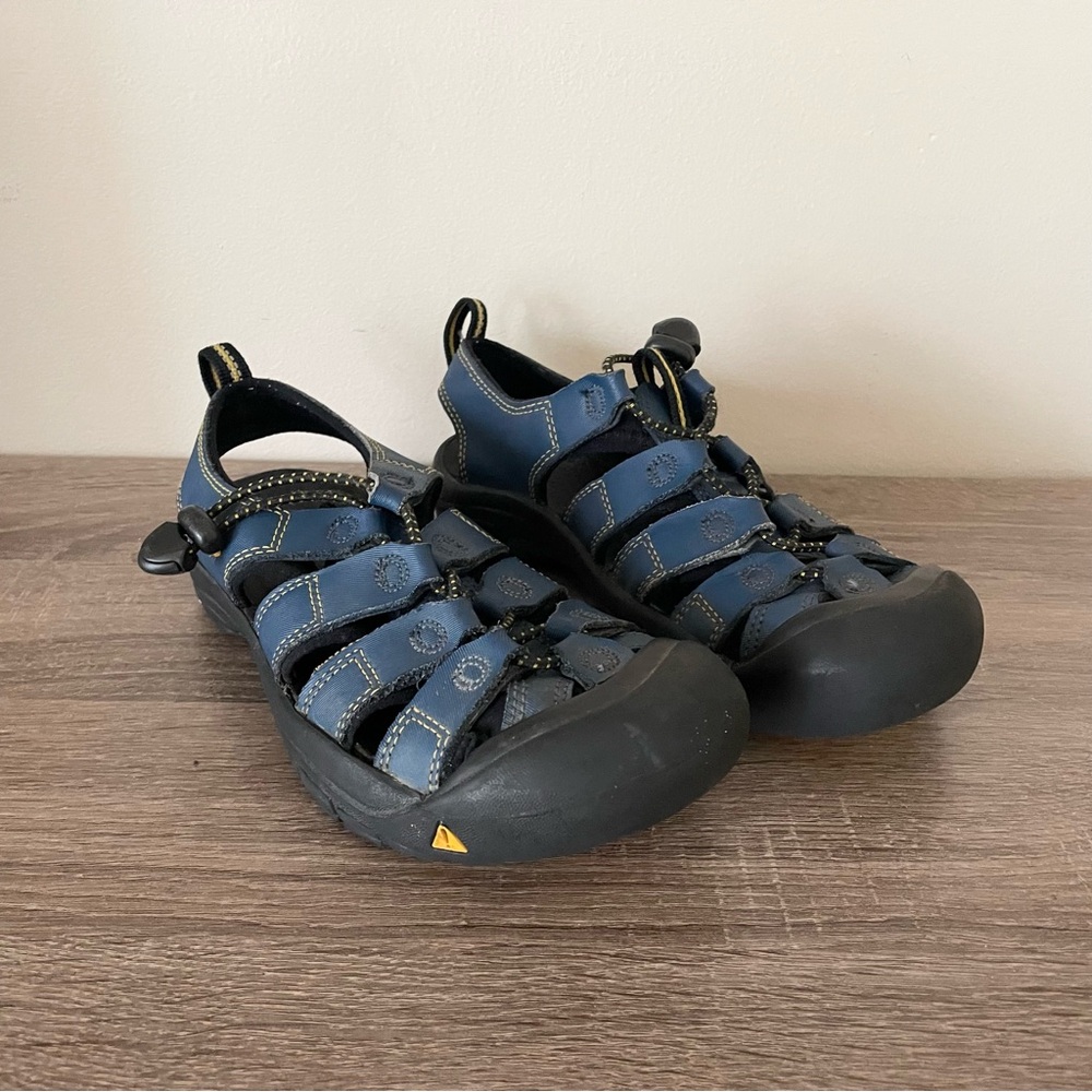 KEEN Blue Newport H2 Unisex Youth Kids Waterproof Hiking Sport Sandals Size 4